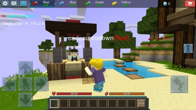Sáng tạo thoải mái cùng nhân vật trong Hack Blockman Go