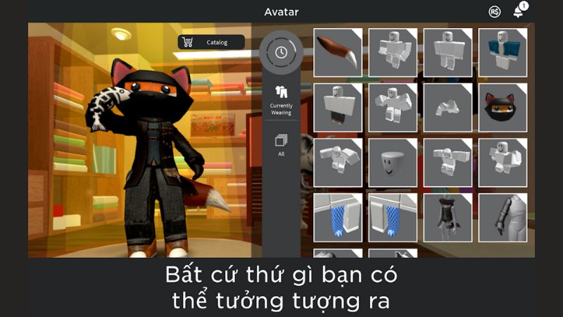 Tùy Biến Nhân Vật Theo Cá Tính Riêng Trong Roblox
