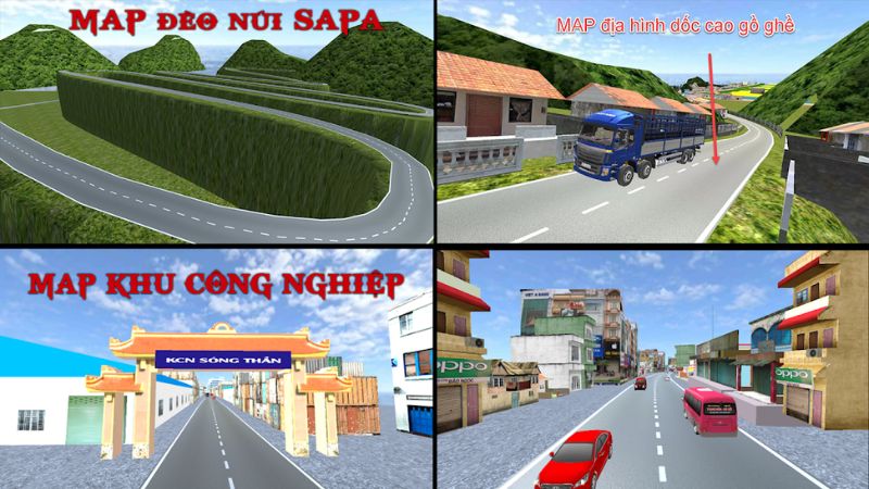 Bản Đồ Rộng Lớn Với Nhiều Khung Cảnh Khác Nhau Trong Truck Simulator Vietnam Modpure