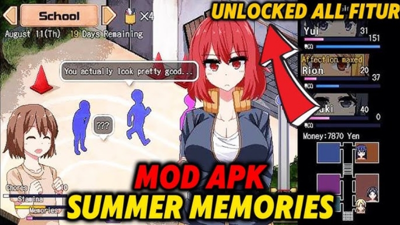 Tính năng mod Summer Memories Mod APK