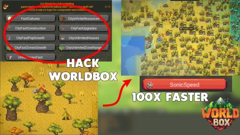 Điểm Danh Những Tính Năng Chỉ Có Tại WorldBox Mod APK