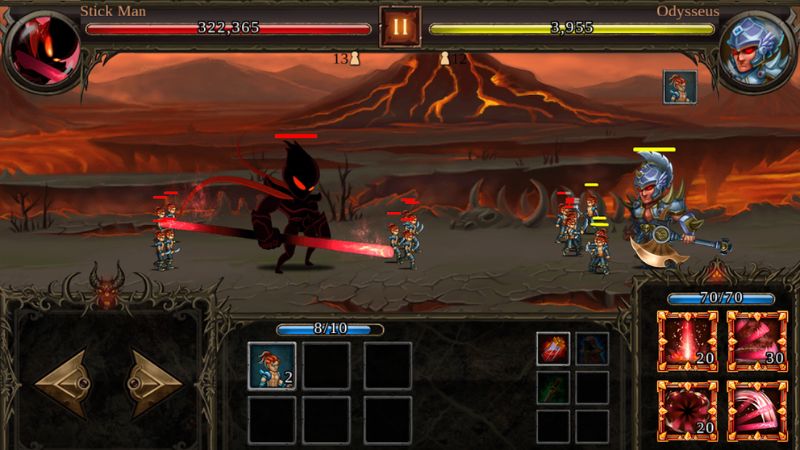 PvP kịch tính, đối đầu người chơi khác trong Hack Epic Heroes War