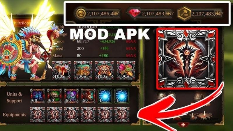 Các Tính Năng Nâng Cao Của Hack Epic Heroes War