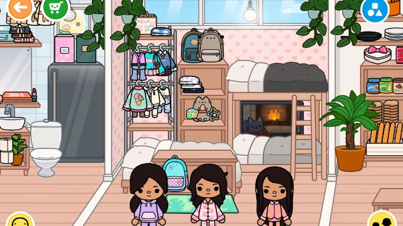 Thế Giới Mở Rộng Lớn Với Nhiều Khu Vực Khám Phá Trong Toca Boca MOD APK