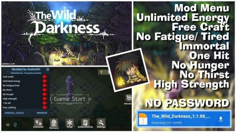 Các Tính Năng Nổi Bật Của Bản The Wild Darkness Mod APK 1.3.58