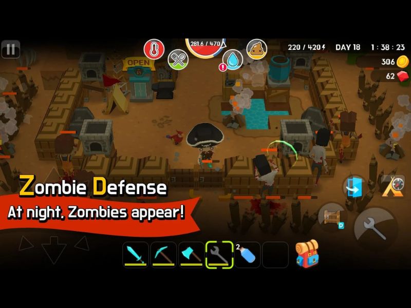 Đánh Giá Chi Tiết Lối Chơi Xây Dựng Và Chiến Đấu Trong Mine Survival