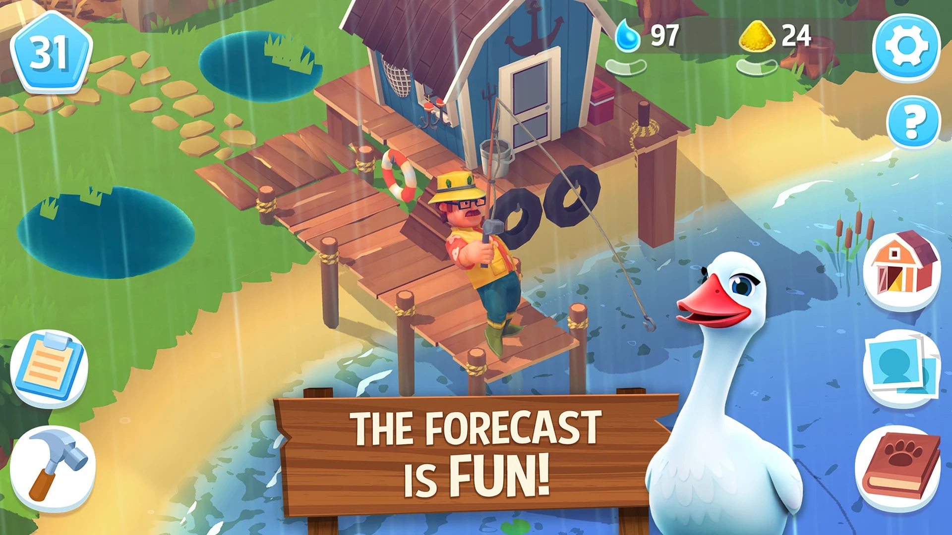 Tải FarmVille 3 MOD APK v1.75.54128 (Vô Hạn Tiền, Xây Nông Trại) 5 Thời tiết ảnh hưởng đến kế hoạch thu hoạch