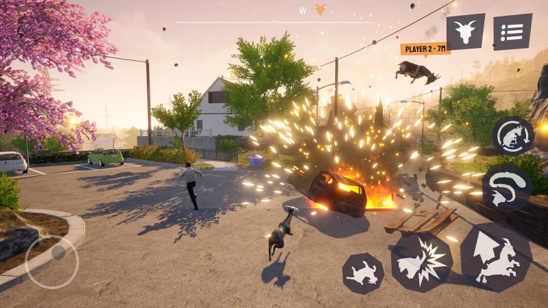 Tải Goat Simulator 3 v1.1.6.3 APK Miễn Phí Cho Android 6 Hội thoại mang đến thêm nhiều tình huống hài hước