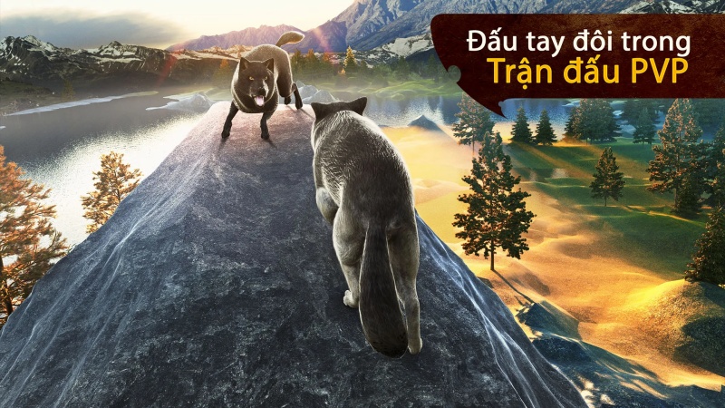 Tải The Wolf MOD APK v4.6.0 (Vô Hạn Tiền) Miễn Phí 4 PvP giữa những đàn sói
